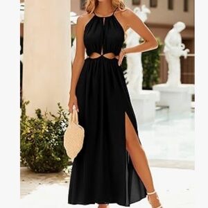 Women’s Summer Halter Maxi Dress - Brand New with TAGS- Size - SMALL